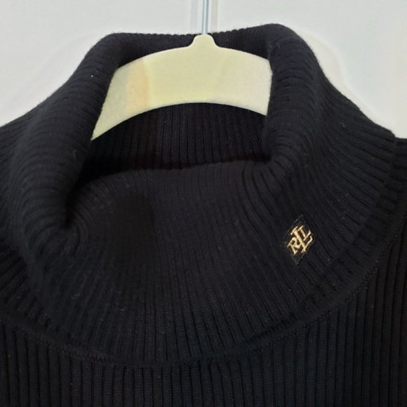 Ralph Lauren Metallic Rib Knit Turtleneck - Picture 2 of 5